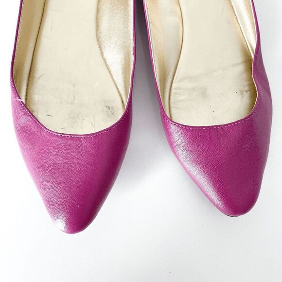 Nine West Womens Slip On Pointed Toe Speakup Ballet Flats Magenta 6.5 - Picture 7 of 8